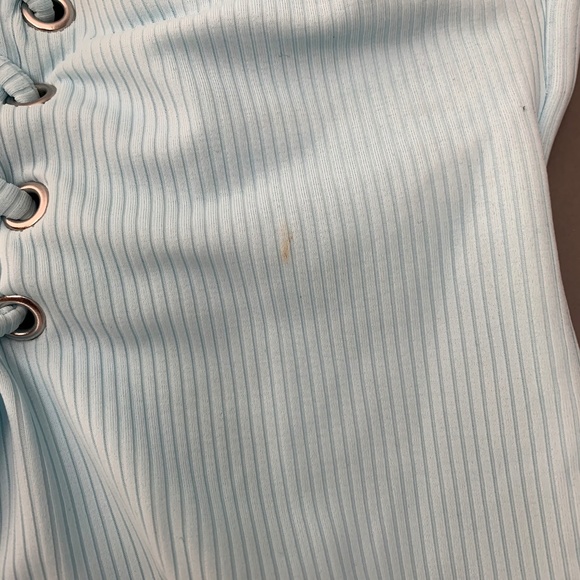 4/$25 California Waves Ribbed Blue One Piece XS - Picture 5 of 6